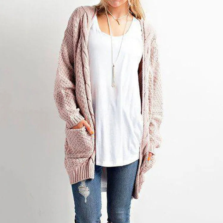 Cardigan long en laine