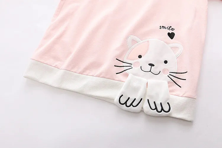 Chandail mignon à motif chat