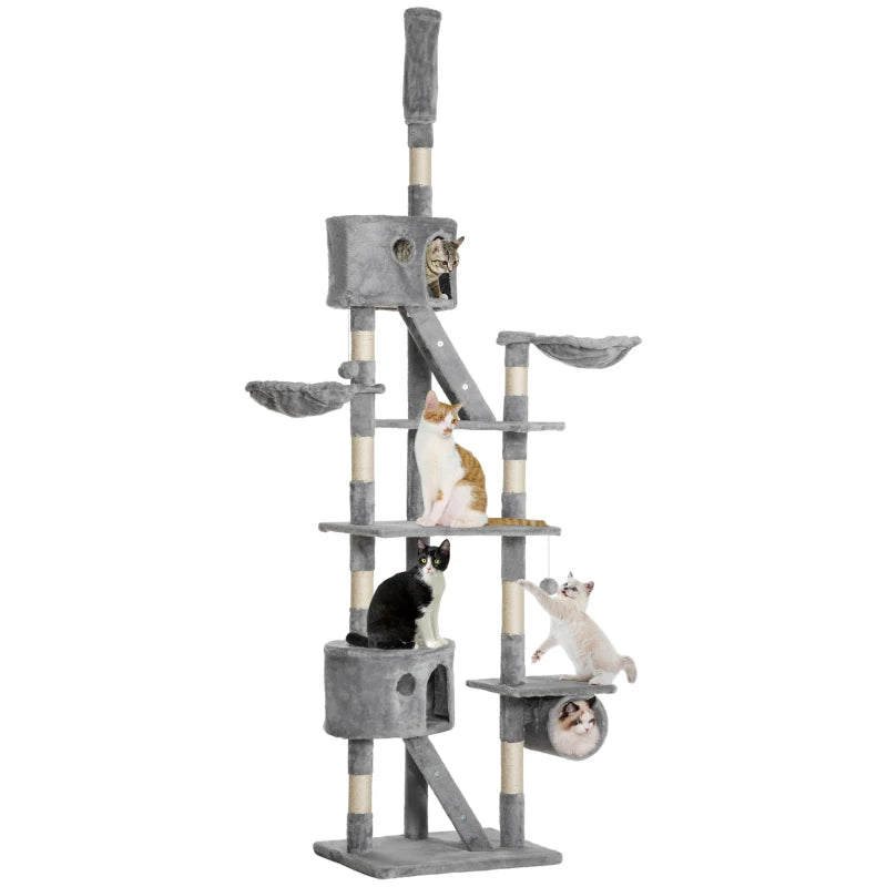 Arbre à chat géant deluxe de 94-102 pouces