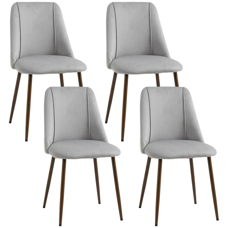 Ensemble de 4 chaises de salle à manger luxueuses