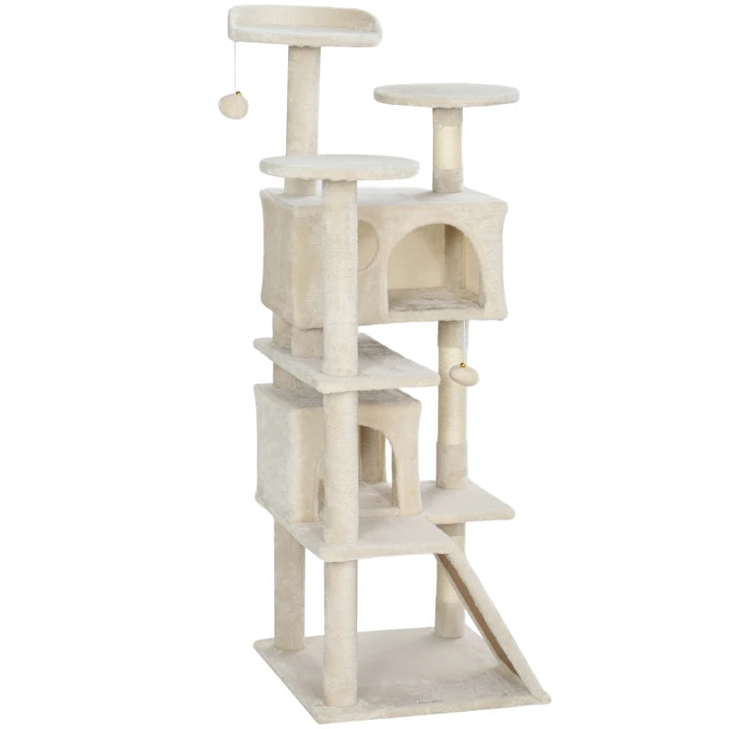 Arbre à chat Pawhut multi-chats de 54 pouces