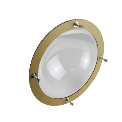 Vitre en acrylique bombée pour cloture