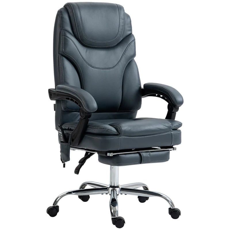 Fauteuil de bureau massant, chauffant, inclinable Vinsetto
