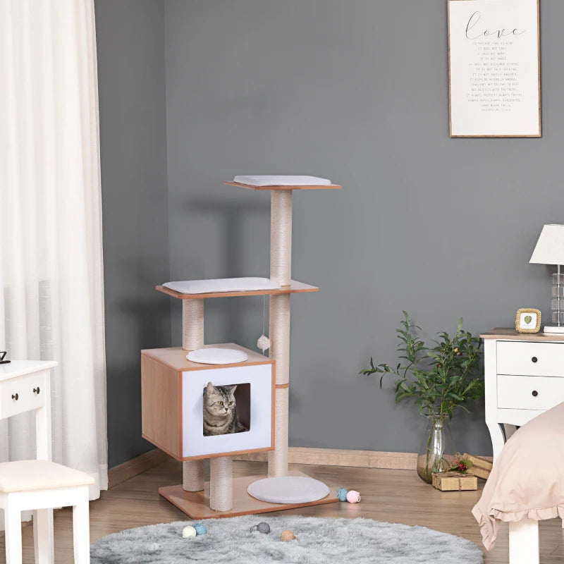 Arbre à chat en bois Pawhut