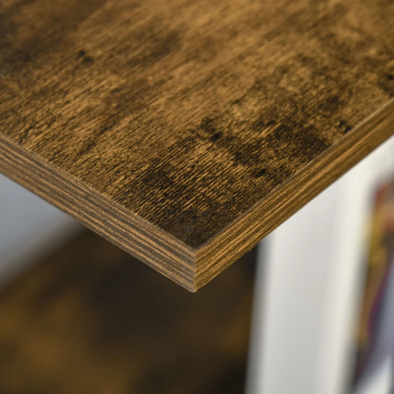 Bibliothèque à 5 tablettes de style industriel