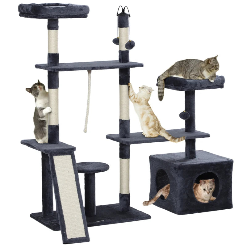 Arbre à chat Pawhut avec centre d'activité complet
