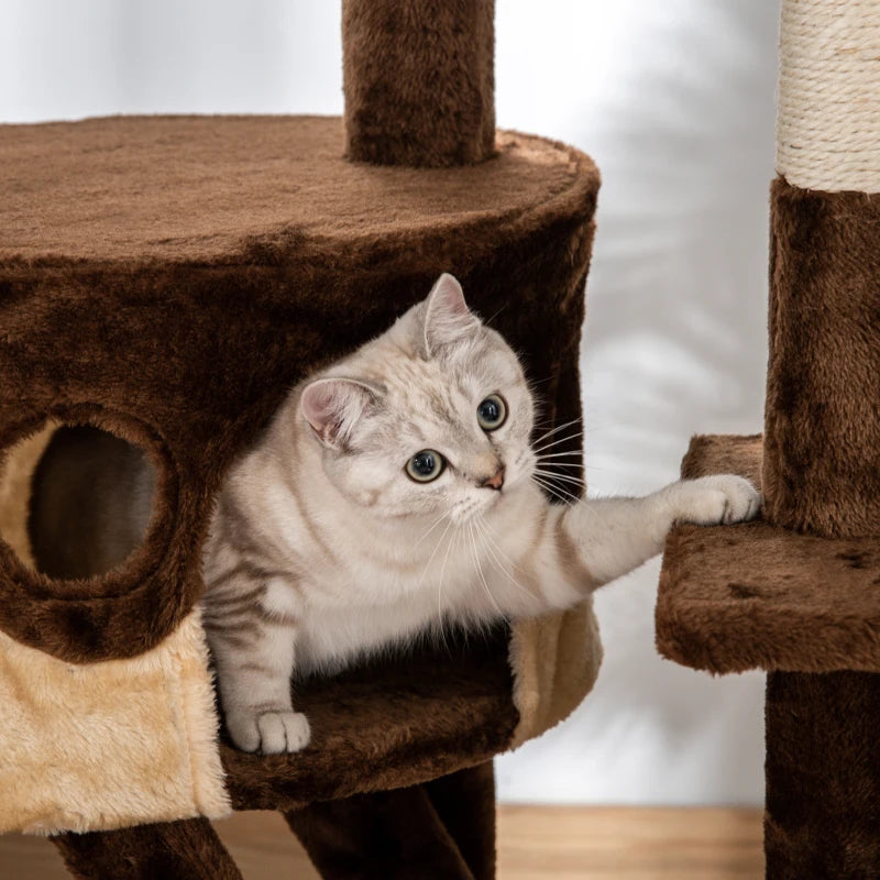 Arbre à chat géant deluxe de 94-102 pouces