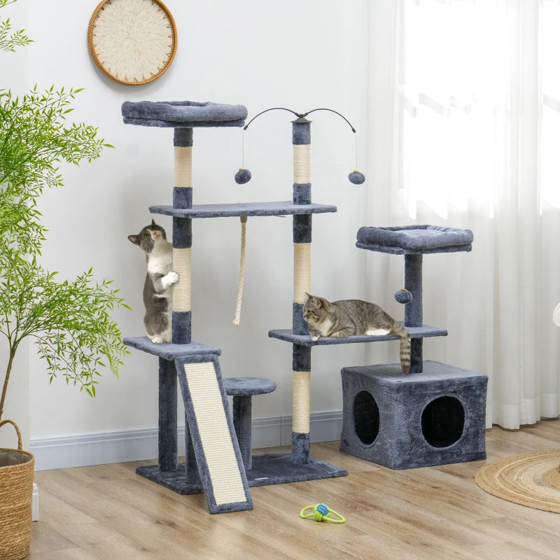 Arbre à chat Pawhut avec centre d'activité complet