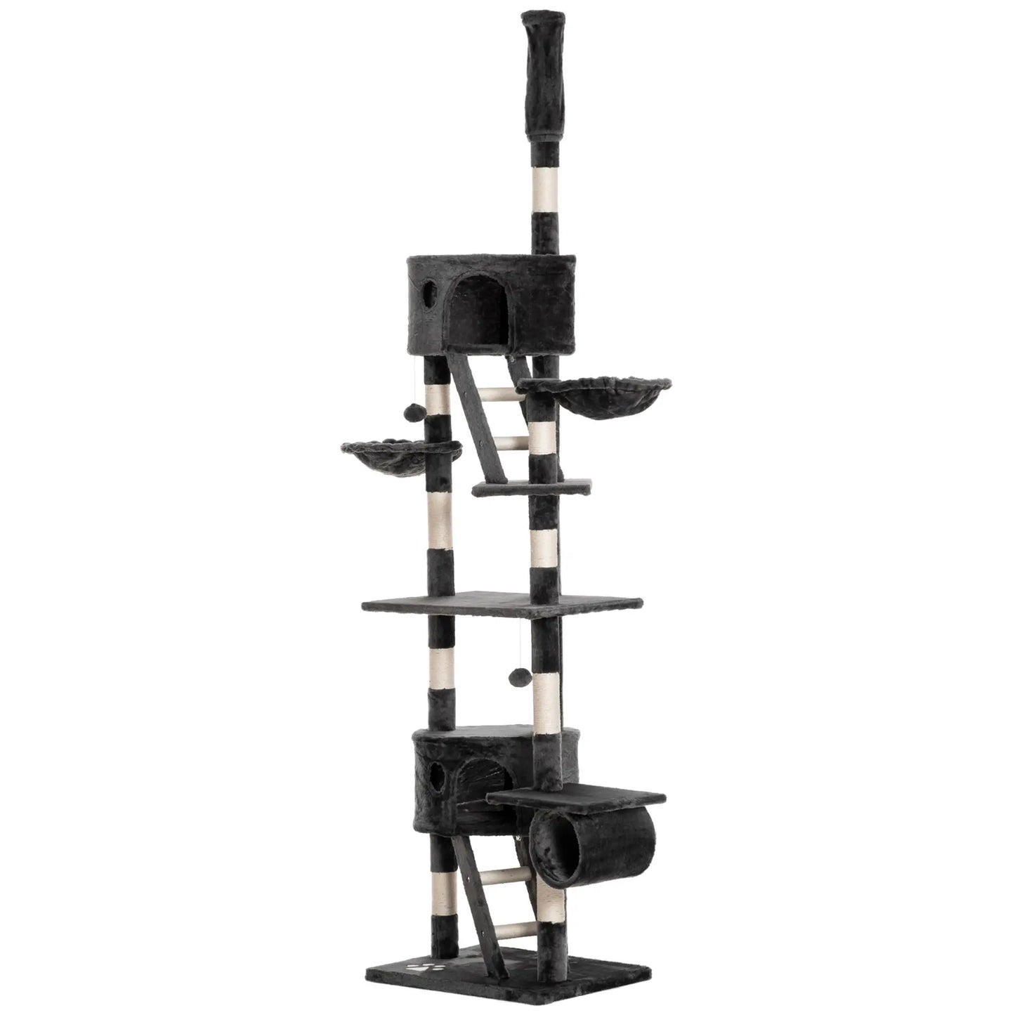 Arbre à chat géant deluxe de 94-102 pouces
