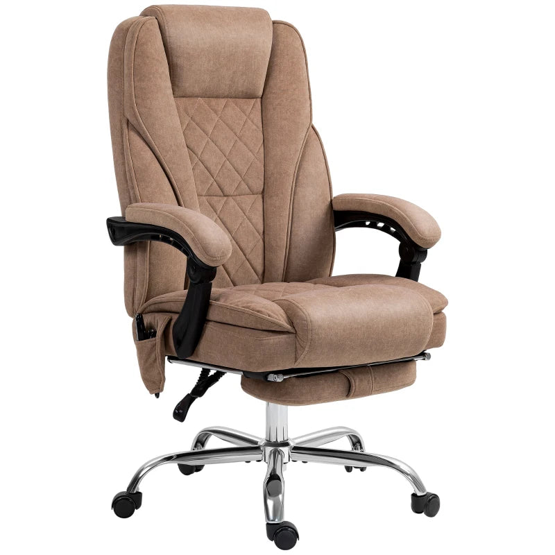Fauteuil de bureau massant, chauffant, inclinable Vinsetto