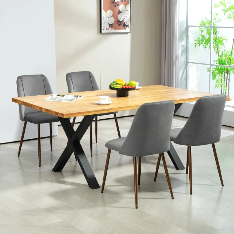 Ensemble de 4 chaises de salle à manger luxueuses