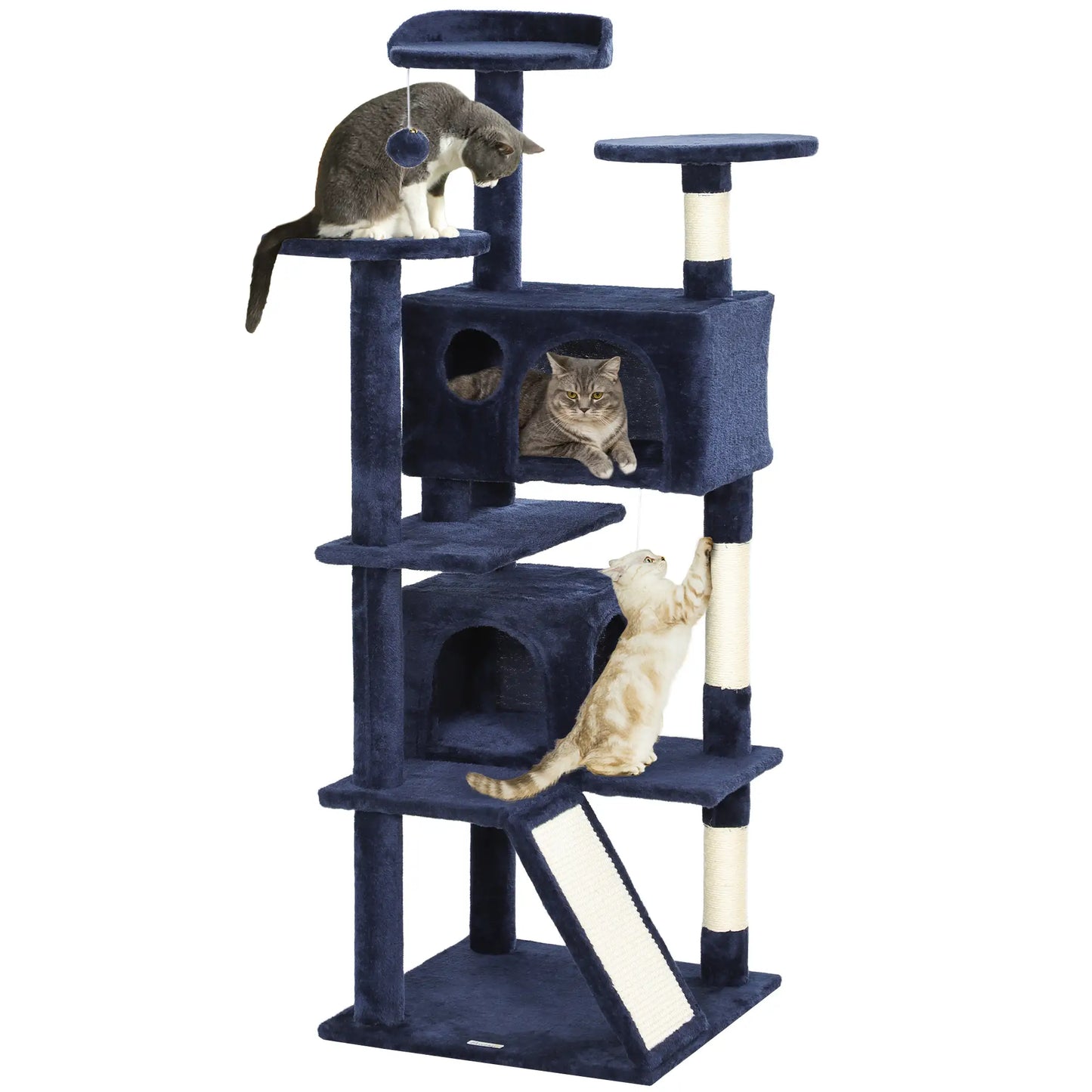 Arbre à chat Pawhut multi-chats de 54 pouces