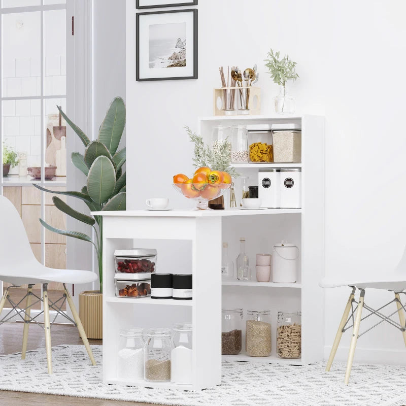 Bureau de travail blanc avec bibliothèques