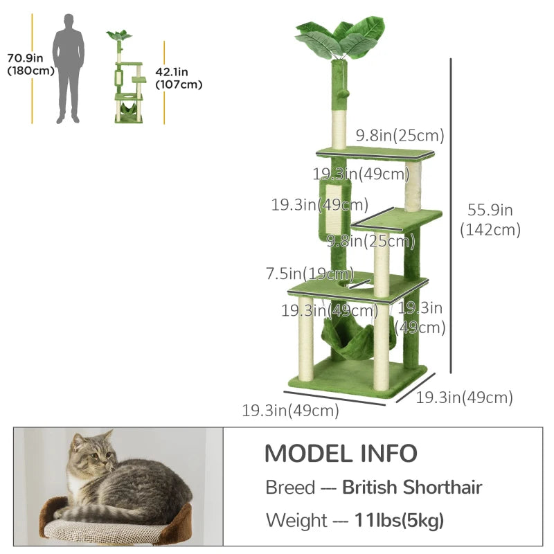 Arbre à chat Pawhut Jungle