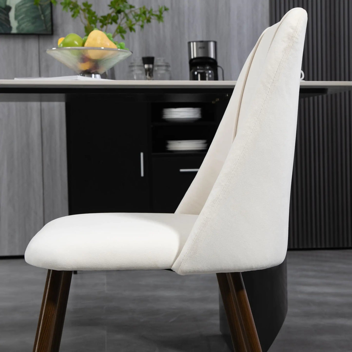 Ensemble de 4 chaises de salle à manger luxueuses