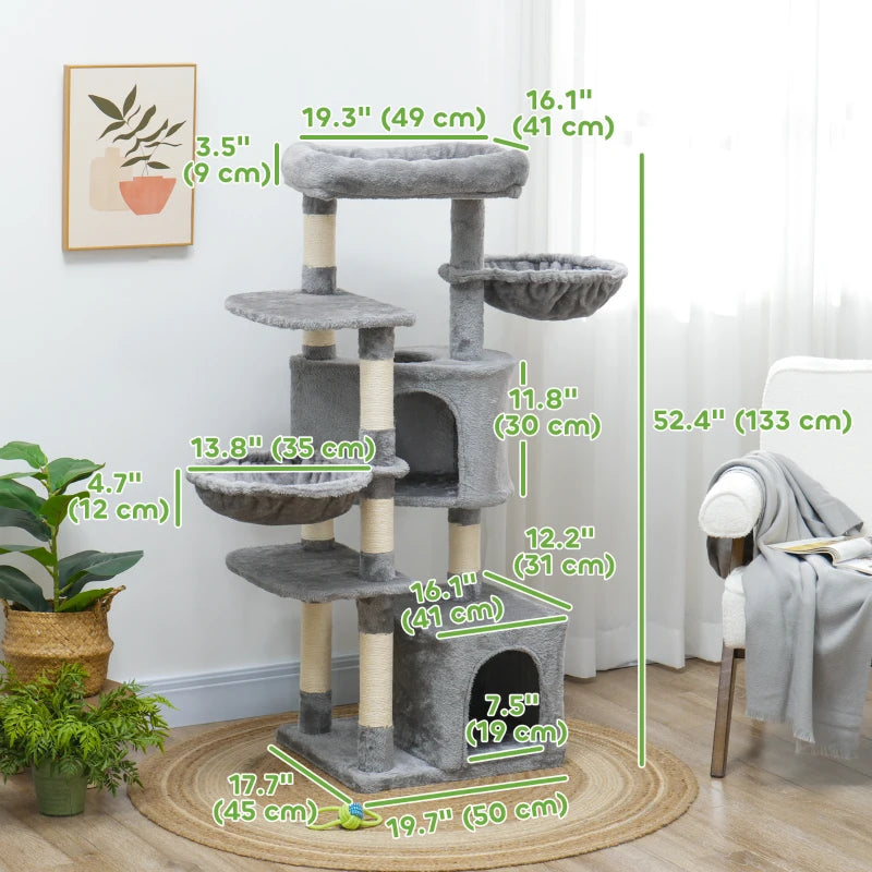 Arbre à chat Pawhut polyvalent