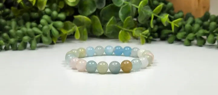 Bracelet en pierres précieuses et semi-précieuses