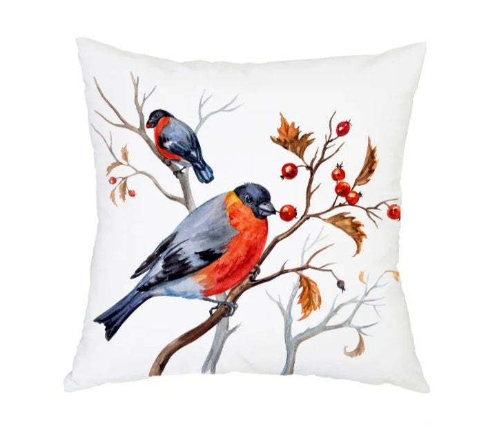 Housse de coussin Oiseaux nordiques