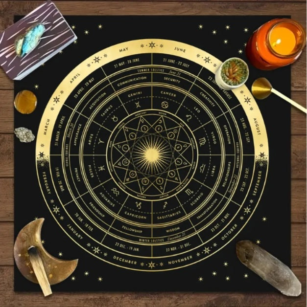 Nappe de tarot Correspondance céleste