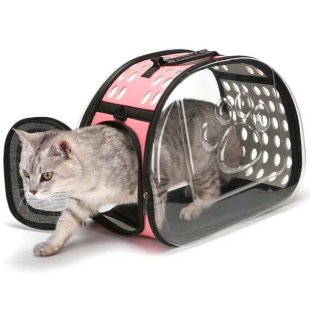 Transporteur vitré pour chat