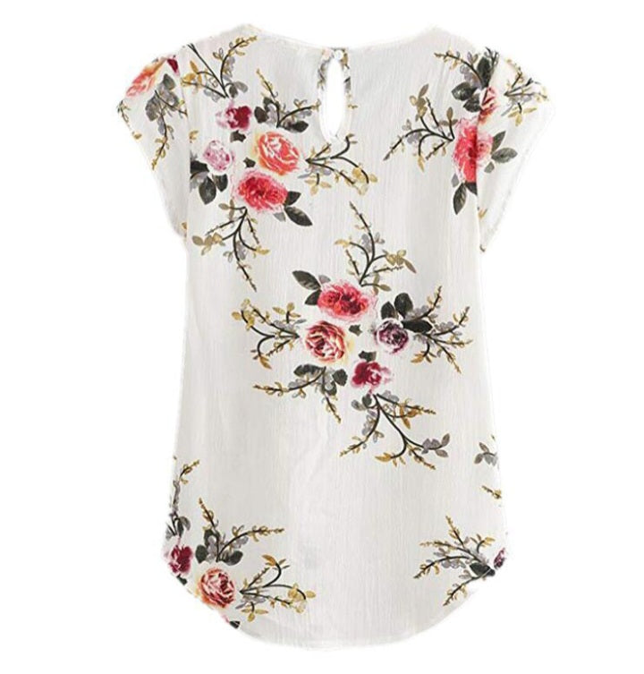 Haut léger à fleurs