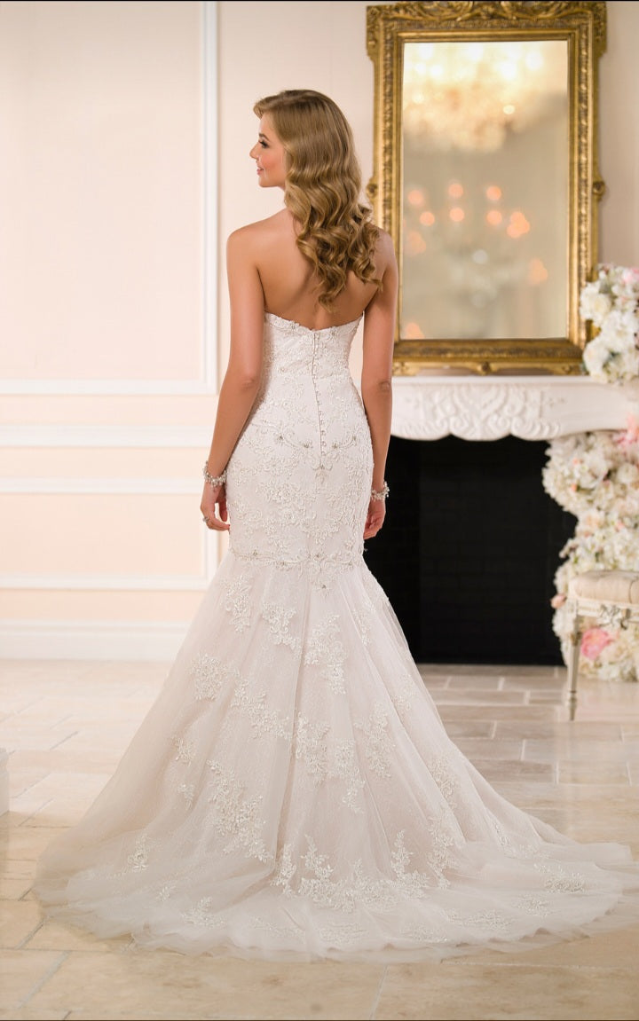 Élégante robe sirène à bustier