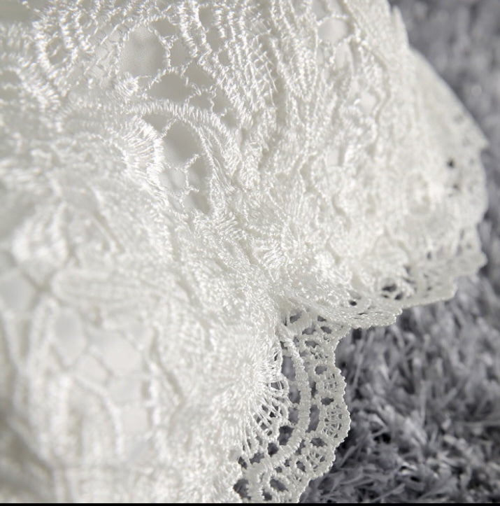 Robe de mariée en polyester-tulle à bustier et jupe détachable