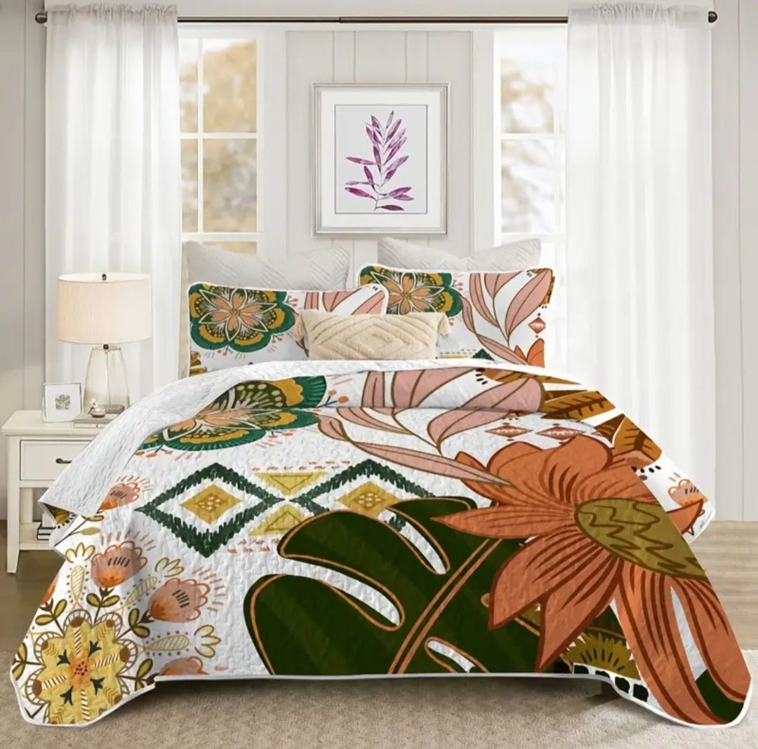 Housse de couette Amazonie avec taies d'oreiller
