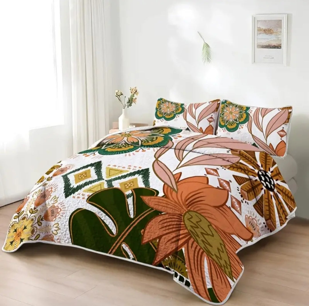 Housse de couette Amazonie avec taies d'oreiller