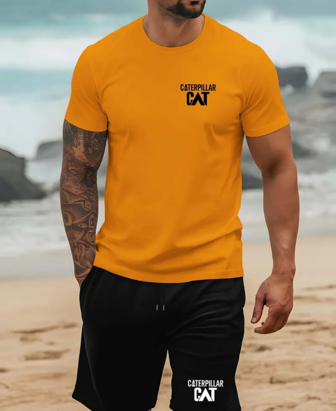 Ensemble de short et t-shirt Caterpillar