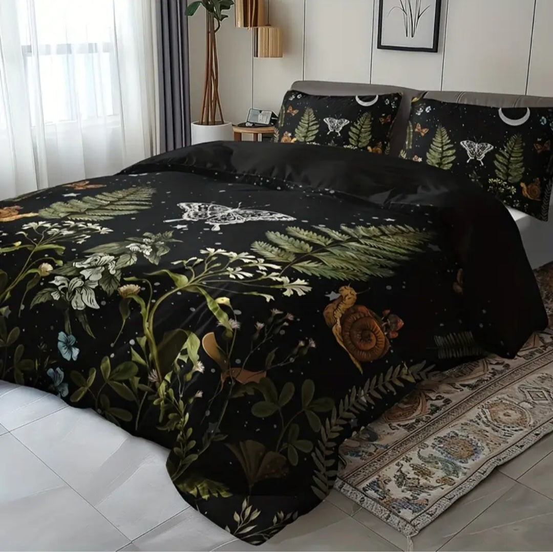 Ensemble de housse de couette Forêt enchantée