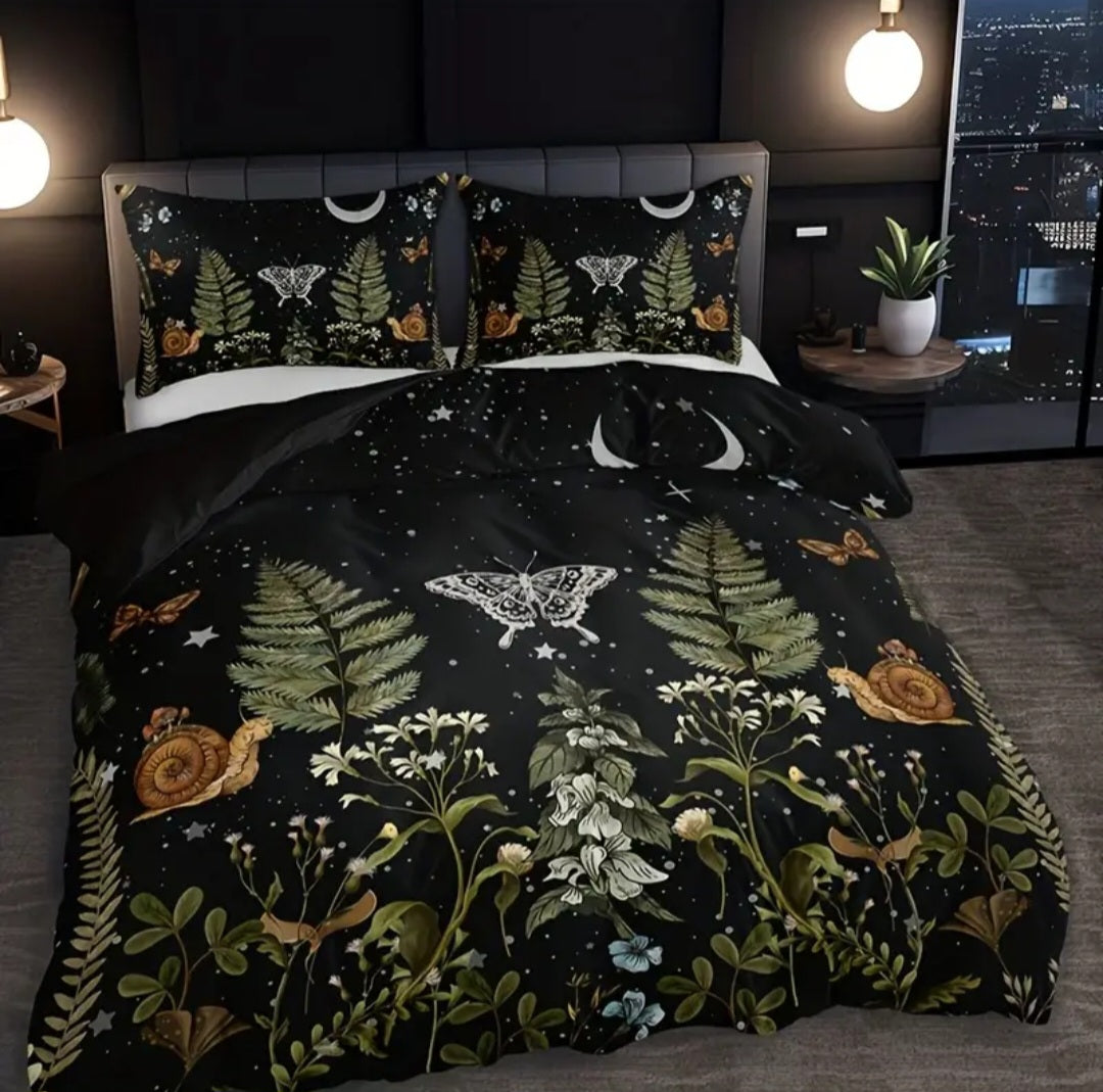Ensemble de housse de couette Forêt enchantée
