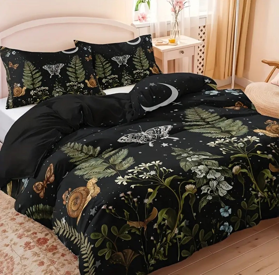 Ensemble de housse de couette Forêt enchantée