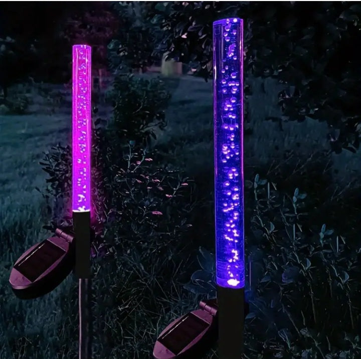 Lot de 2 lanternes solaires à couleurs changeantes