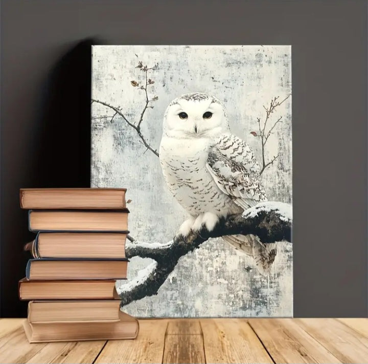 Impression sur toile Harfang des neiges