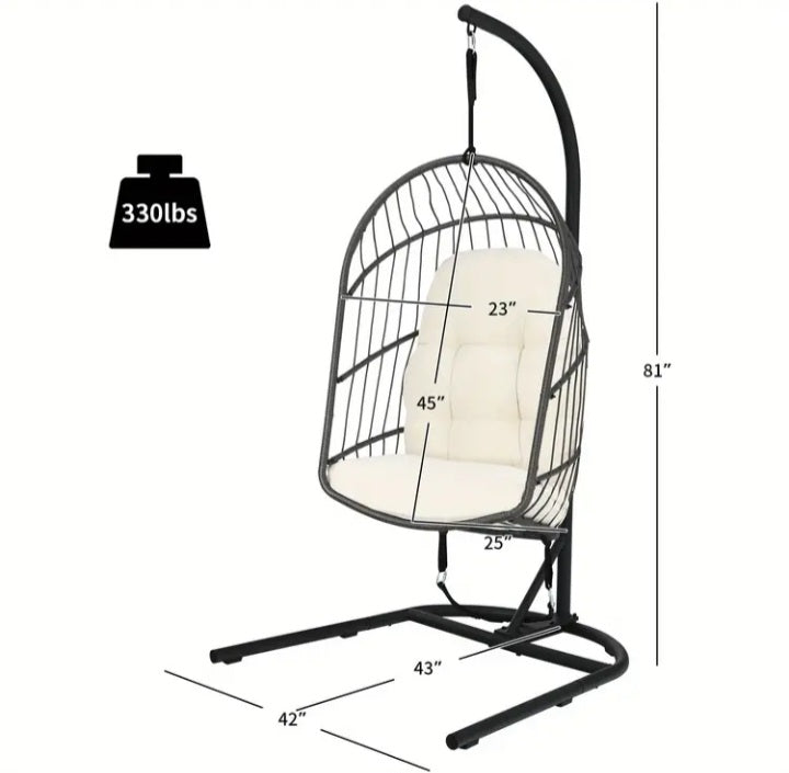 Chaise suspendue pour l'intérieur ou l'extérieur