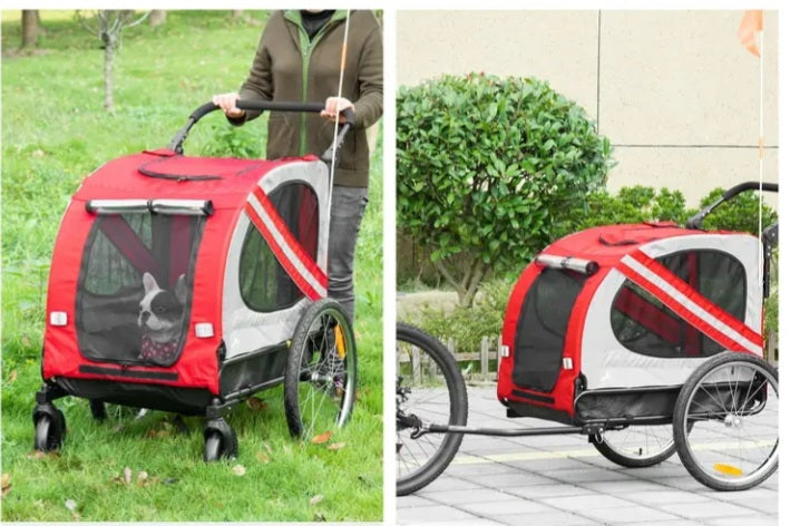 Remorque de vélo / poussette pour animal domestique