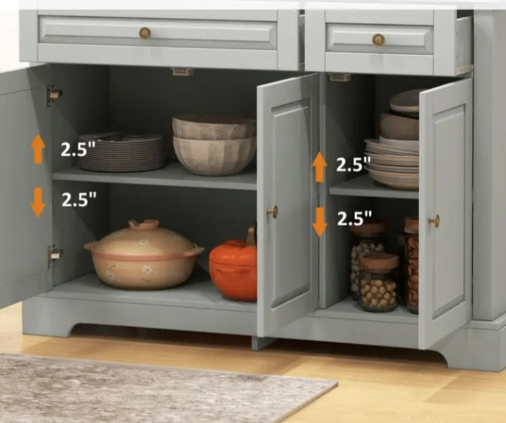 Buffet de cuisine moderne Homcom