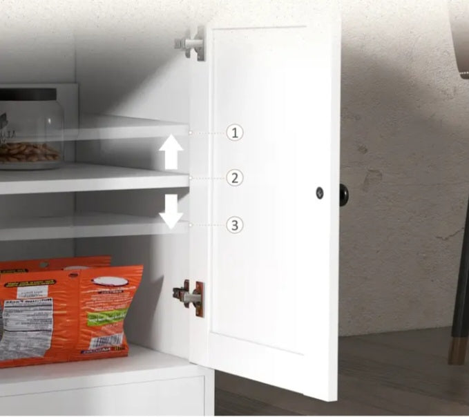 Buffet Homcom avec vaste rangement