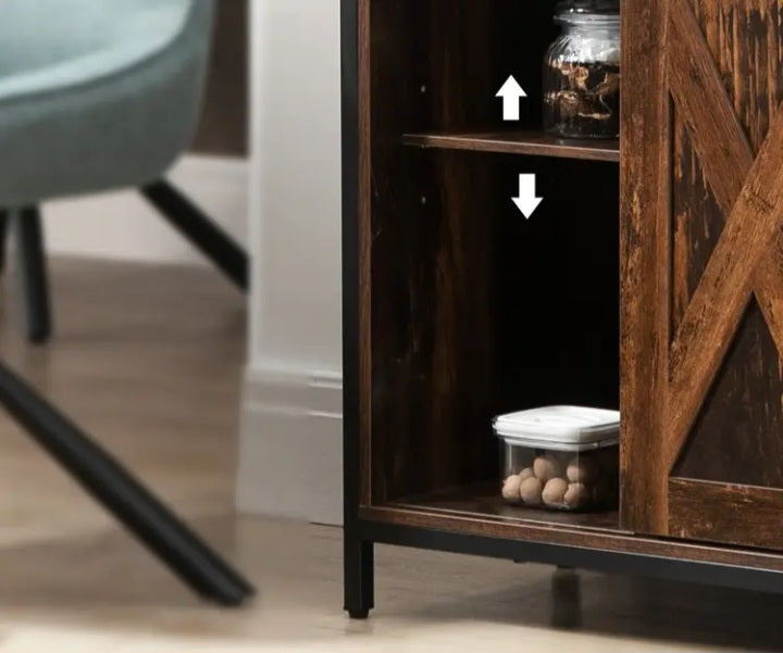 Meuble de rangement de style industriel Homcom