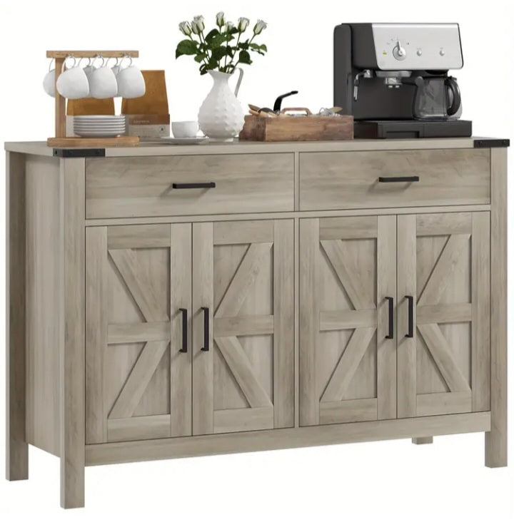 Buffet double Homcom de style farmhouse