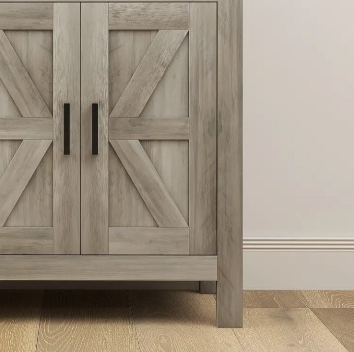 Buffet double Homcom de style farmhouse