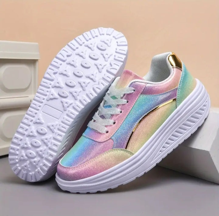Basket iridescentes pour femmes