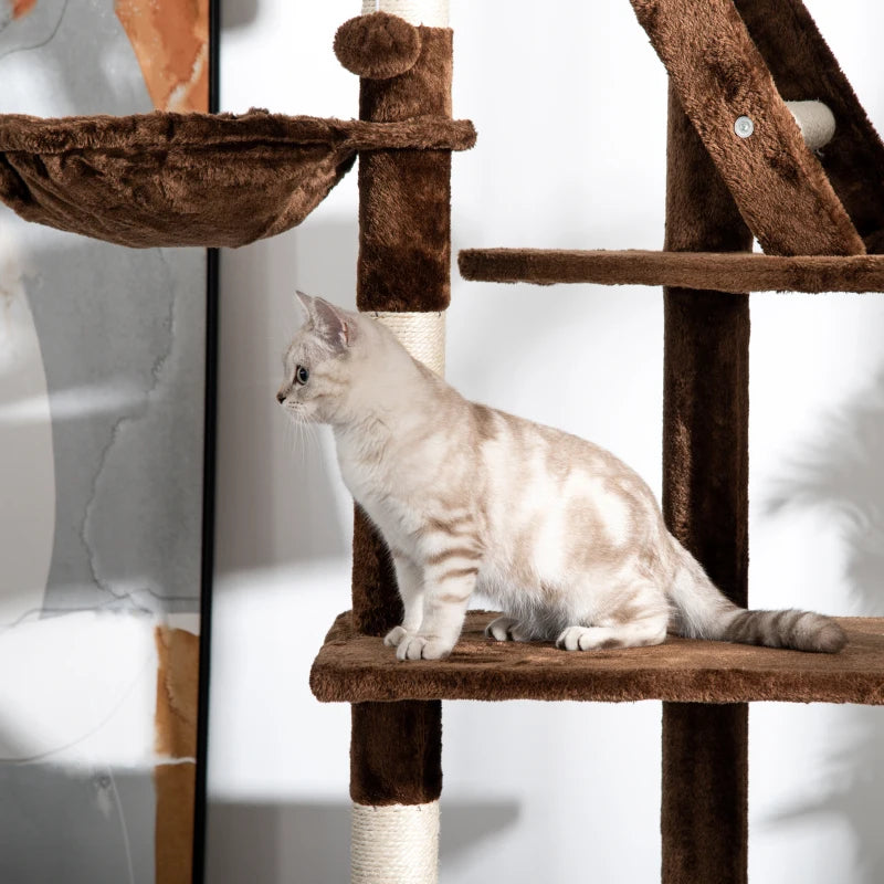 Arbre à chat géant deluxe de 94-102 pouces