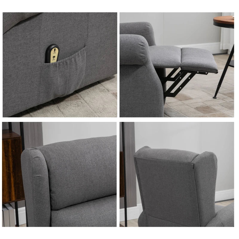 Fauteuil autosouleveur minimaliste à télécommande