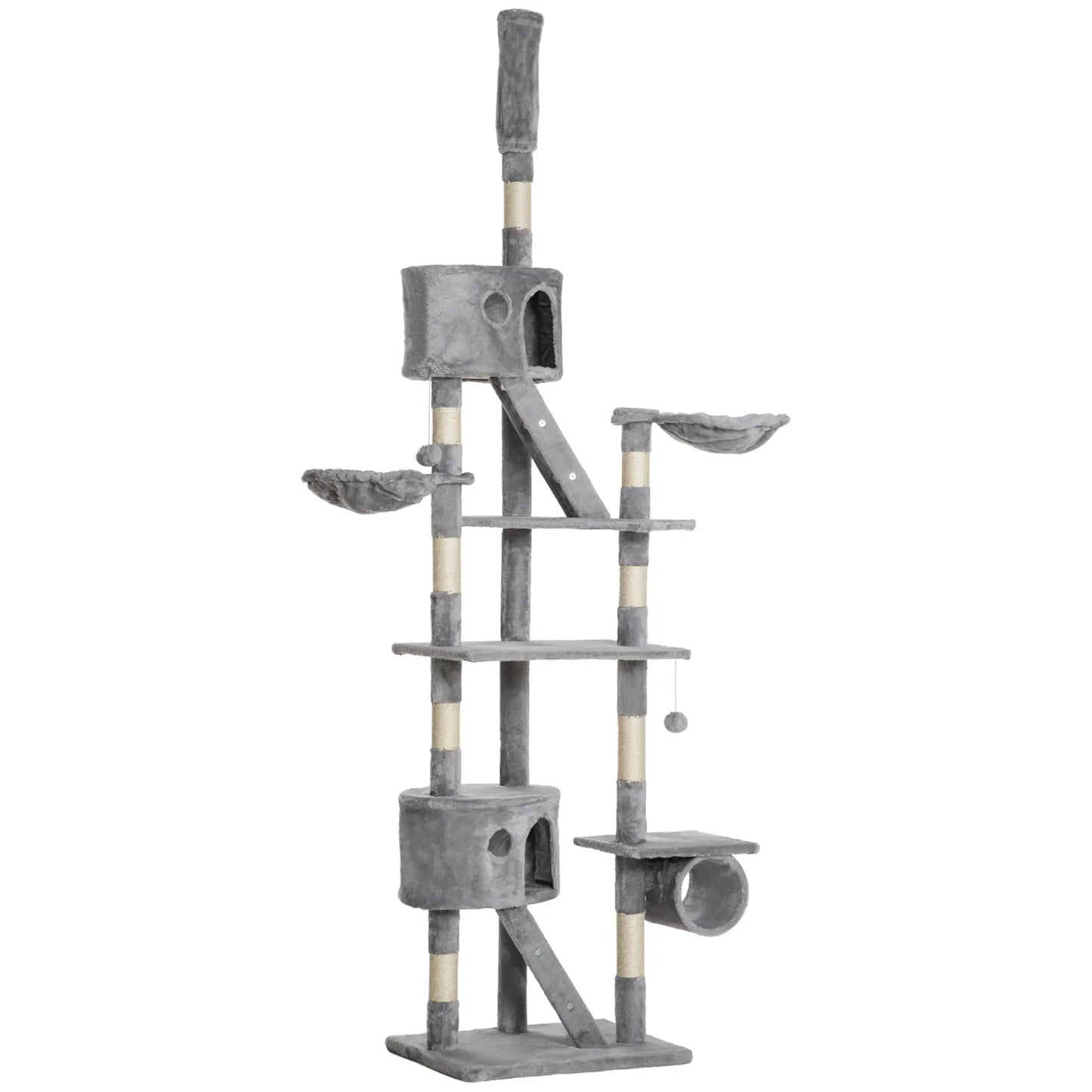 Arbre à chat géant deluxe de 94-102 pouces
