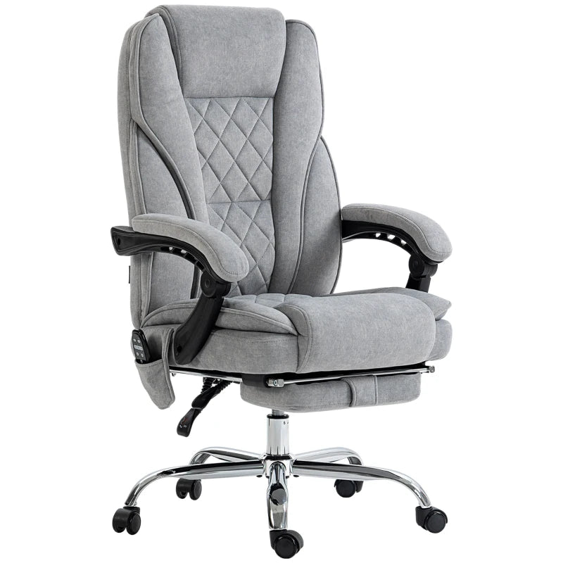 Fauteuil de bureau massant, chauffant, inclinable Vinsetto