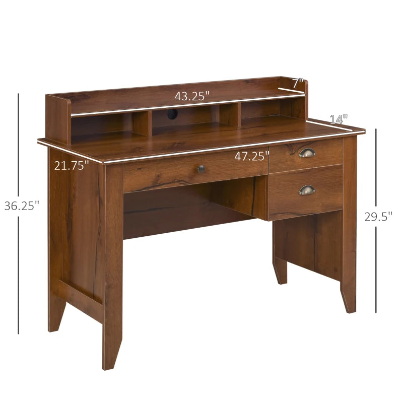Bureau de travail avec huche pratique