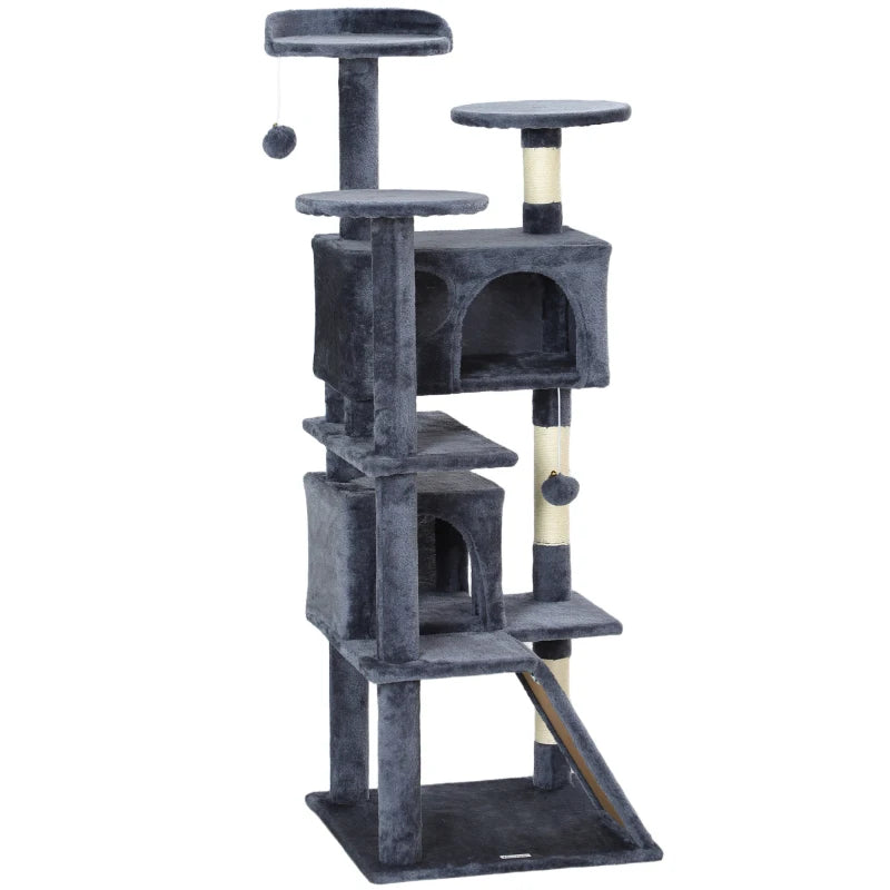 Arbre à chat Pawhut multi-chats de 54 pouces