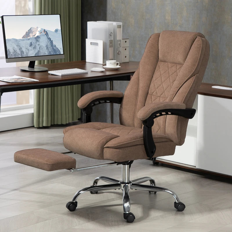 Fauteuil de bureau massant, chauffant, inclinable Vinsetto
